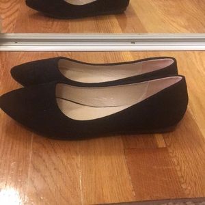 Steven Ella black flats size 6